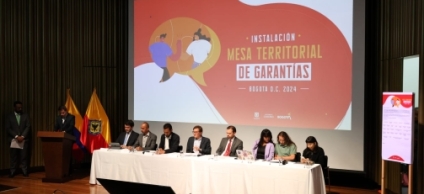Bogotá instala la Mesa Territorial de Garantías
