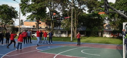 Recuperación barrio Santa Rosita, una intervención integral que combina infraestructura, embellecimiento y trabajo comunitario.