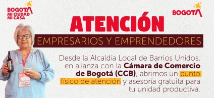 La Cámara de Comercio de Bogotá regresa a Barrios 