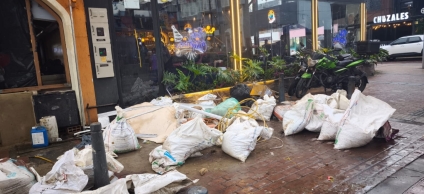 Comparendos por mala disposición de basuras en la Zona Rosa