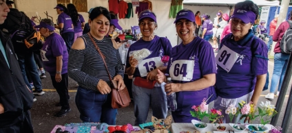 Conmemoración del 8M en Barrios Unidos
