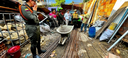 Capturados en Kennedy por ocupar ilegalmente un predio