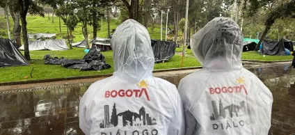 Colaboradores del grupo de Dialogo de la SDG en el Parque Nacional