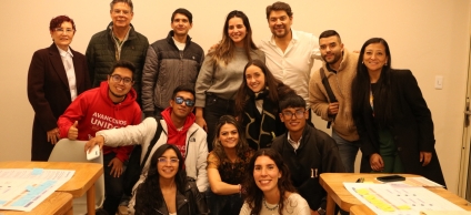 Equipo del workshop posando para la foto