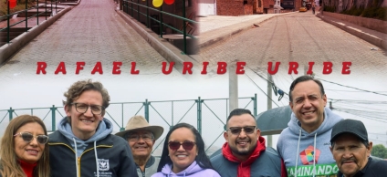 Entrega obras y visita Rafael Uribe Uribe