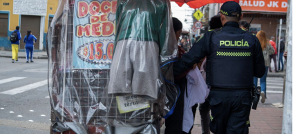 Jornada de sensibilización en espacio público en Tunjuelito