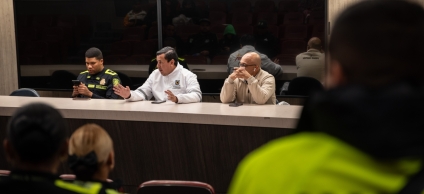 Reunión previa al partido con entidades distritales