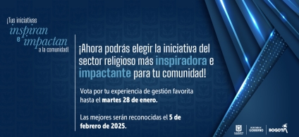 Pieza invitación a votar por las mejores iniciativas del sector religioso