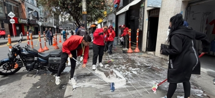 Jornada de embellecimiento y sensibilización transformó la zona Rosa del Restrepo 