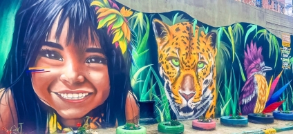 Mural barrio Floresta Kennedy