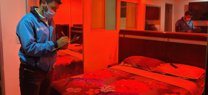 Secretaria Distrital de Salud de Bogotá realizando controles a establecimiento