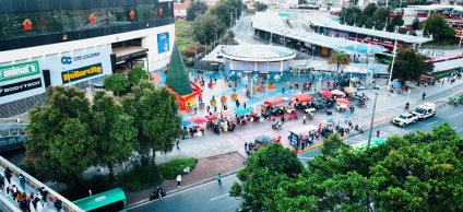 Organización espacio público Portal Calle 80