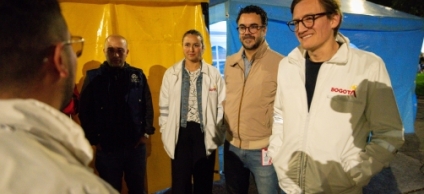 Secretaria de gobierno, acompañado de tecnicos en visita a comunidad embera