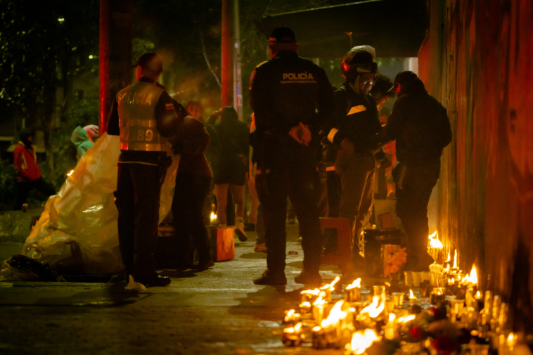 Foto de la policia en operativo nocturno