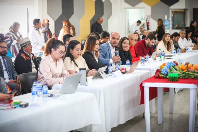 Foto de parte de la mesa consultiva indígena 2026
