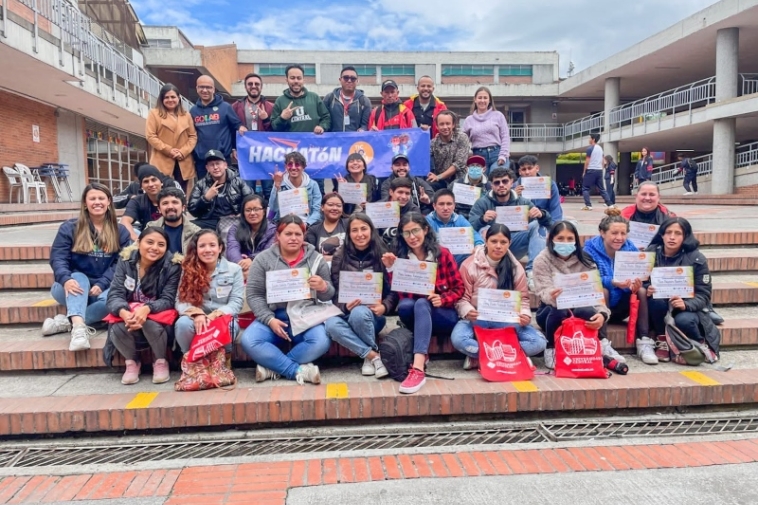 Foto de los participantes por la localidad de Rafael Uribe Uribe