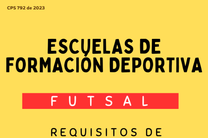 Escuela de formación deportiva futsal