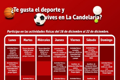 Actividad Física en La Candelaria