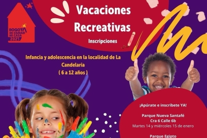 Inscripciones Vacaciones Recreativas