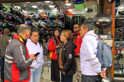 Imágenes durante la ejecución del operativo.