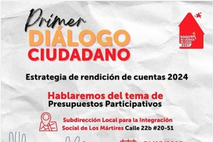 Invitación a diálogo ciudadano