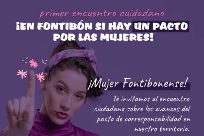 Ilustración de invitación al encuentro ciudadano sobre los avances el pacto de corresponsabilidad. 