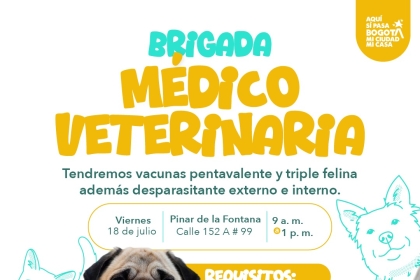 Brigada Médico Veterinaria en Suba