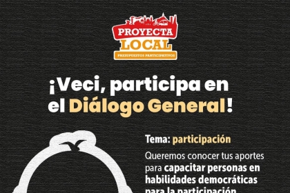 🤝🗳️ ¡Veci, tu voz es clave en el Diálogo General!