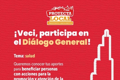 🩺💬 ¡Veci, súmate al Diálogo General sobre salud!