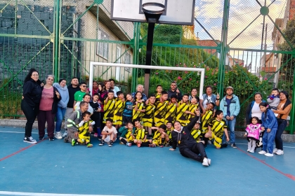 Formacion de escuelas deportivas de la localidad de Santa Fe 
