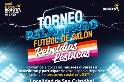 Torneo relámpago “rebeldías lésbicas” – fútbol de salón 