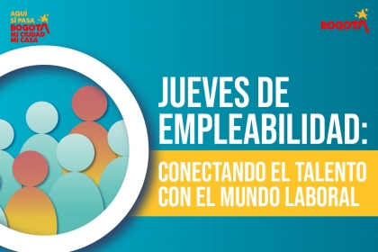 Pieza gráfica de jueves de empleabilidad