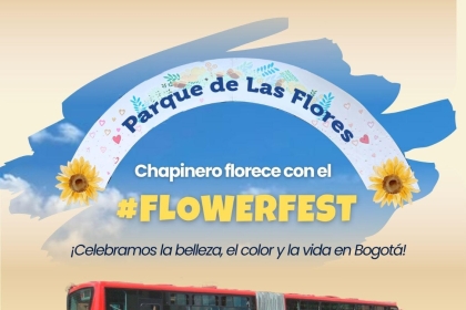 Pieza gráfica de evento FlowerFest