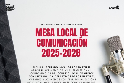 Imagen de la convocatoria a medios