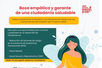 Bosa empática y garante de una ciudadanía saludable