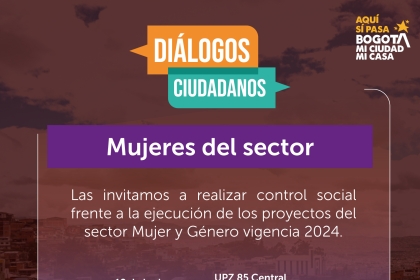 Diálogos ciudadanos Mujeres