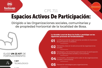 Espacios activos de participación