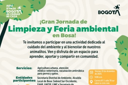 Jornada de limpieza y feria ambiental Bosa