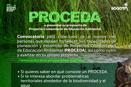 Proceda a presentar su propuesta de Proyecto Comunitario de Educación Ambiental