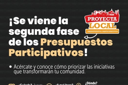 Priorizar iniciativas Presupuestos Participativos 