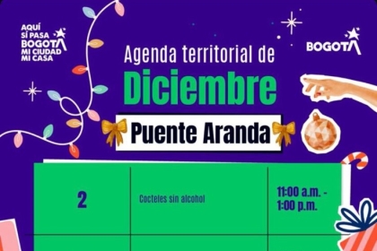 Agenda territorial de Diciembre Puente Aranda