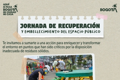 Jornada de recuperación y embellecimiento del espacio público