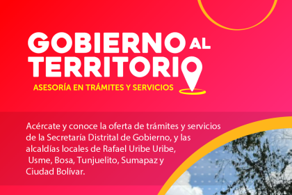 Gobierno al territorio en Rafael Uribe Uribe