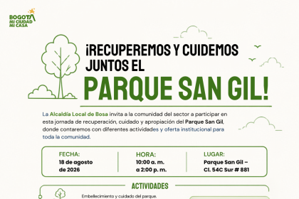 Jornada de recuperación Parque San Gil en Bosa