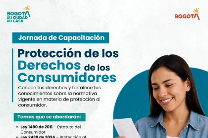 Jornada de capacitación Protección de los derechos de los consumidores en Bosa 