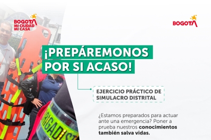 Antonio Nariño, se prepara para un simulacro distrital