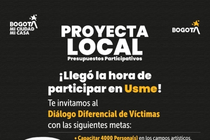 Diálogo Diferencial sector Víctimas de Usme