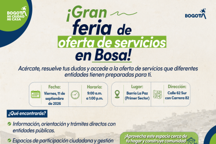 Gran feria de servicios a Bosa