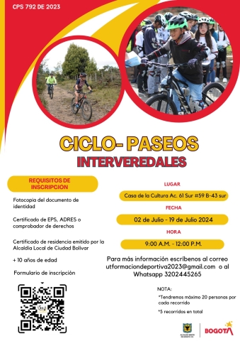 Ciclopaseos Interveredales