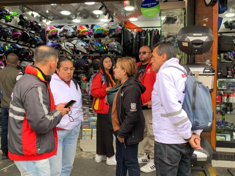 Imágenes durante la ejecución del operativo.